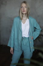 Load image into Gallery viewer, London White Linen Blazer
