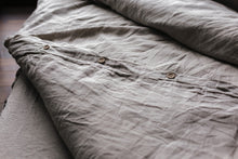 Load image into Gallery viewer, Linen Duvet Cover Natural
