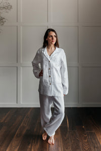 Long Linen Pajamas