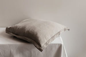 Oxford Style Linen Pillow Case Natural