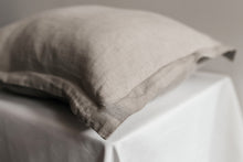 Load image into Gallery viewer, Oxford Style Linen Pillow Case Natural
