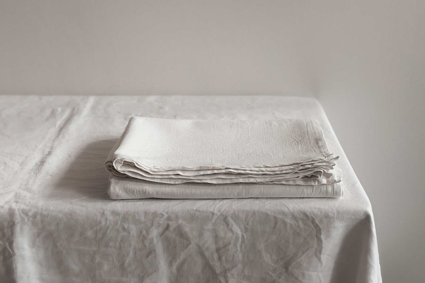 Linen Flat Sheet White