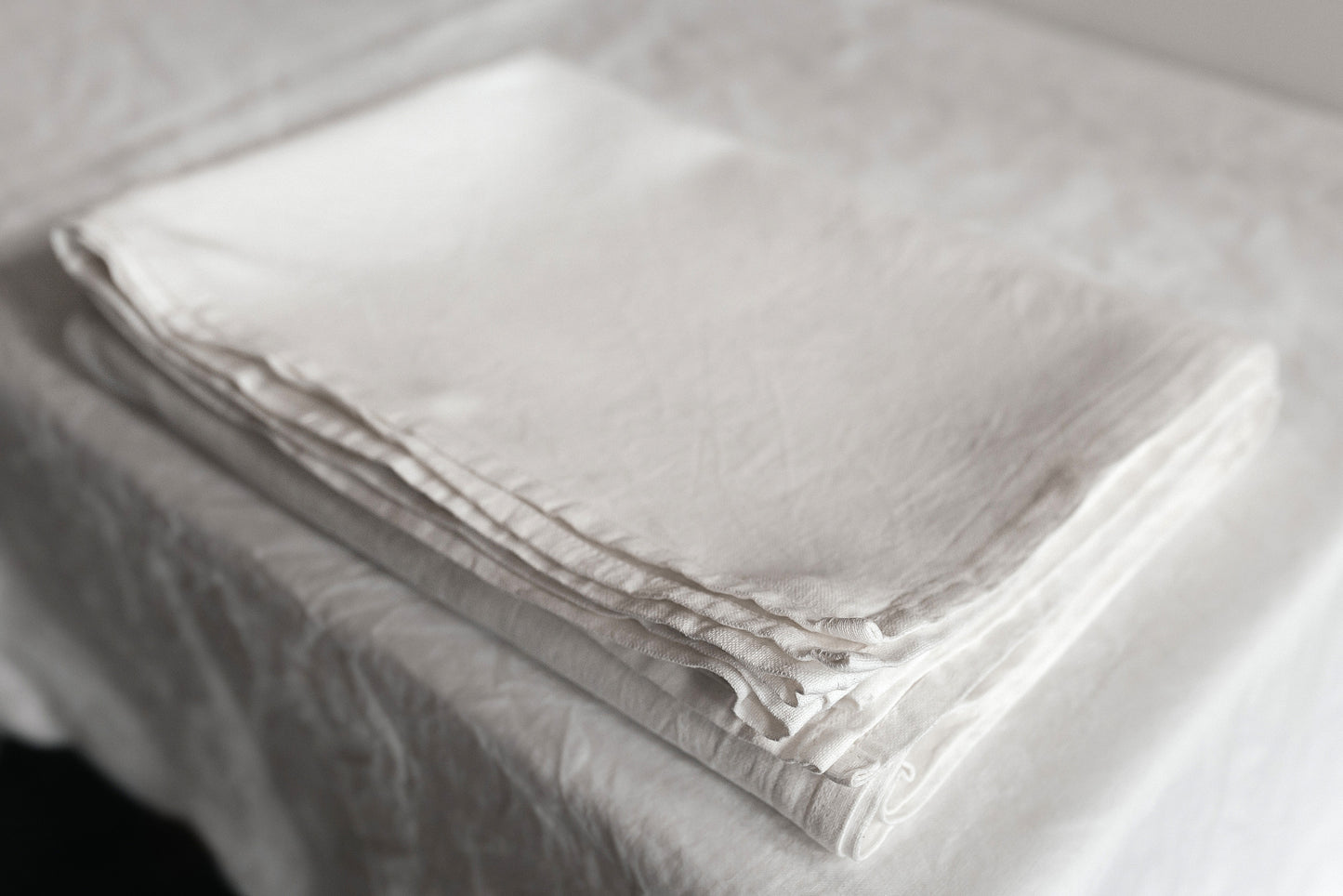 Linen Flat Sheet White