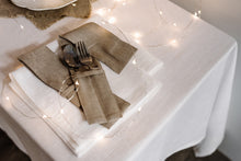 Load image into Gallery viewer, Linen Tablecloth White
